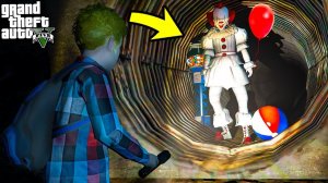 РЕБЁНОК НАШЁЛ КЛОУНА ПЕННИВАЙЗА ОНО В ГТА 5 МОДЫ! ОБЗОР МОДА В GTA 5! ИГРЫ ГТА ВИДЕО MODS