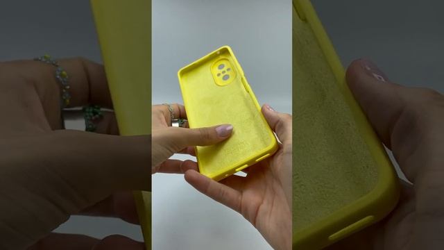 Чехол бампер Silicone Case для Huawei Honor 50 SE, Nova 9 SE (желтый)