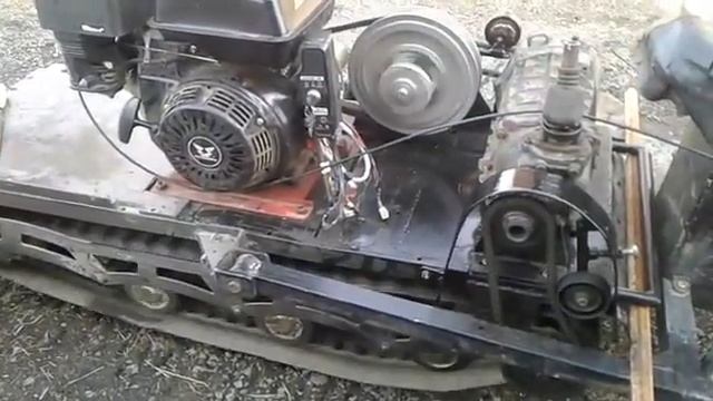 Мотобуксировщик / мотособака с кпп от жигулей своими руками