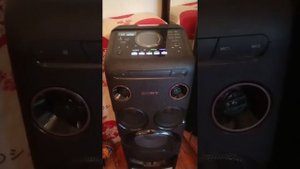 #3.Обзор на колонку sony mhc v77dw ч.1