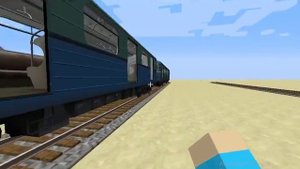 Метро поезда в майнкрафте