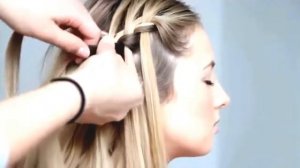 Причёска водопад