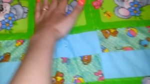 Как пошить детское лоскутное одеяло в коляску 60/65