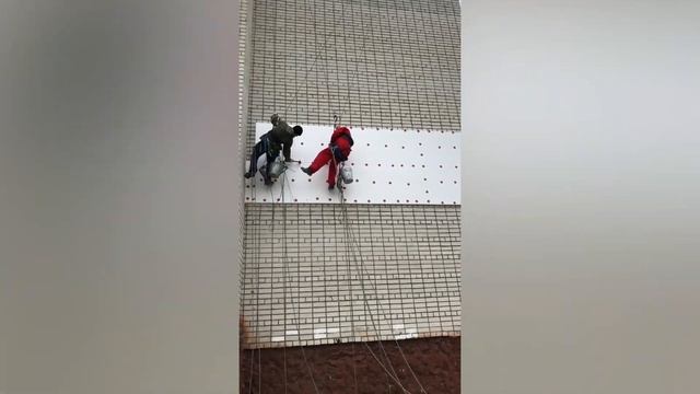 Утепление второго этажа. «Мокрый фасад». Г.Брянск, Белые Берега. смотреть онлайн