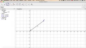 GeoGebra #77 Distance between two points