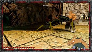 ????? Готика (ранняя версия). Тату (маски) Спящего на спине у представителя Болотного Лагеря