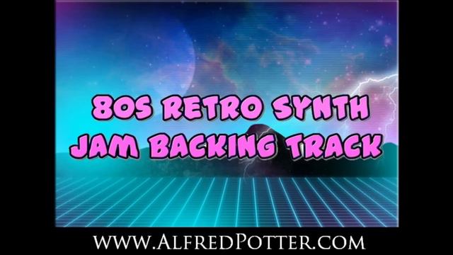 G minor 80s Retro Synth Jam Backing Track смотреть онлайн