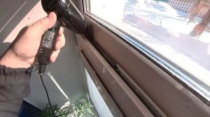 Замерзло окно не закрывается створка