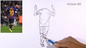 How To Draw Lionel Messi | Step By Step Pencil Sketch | Messi from Qatar World Cup  #messi