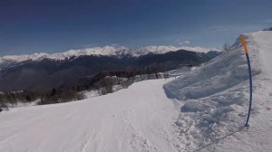 Роза. По Лабиринту на Обер Хутор до подъемника Дафна.