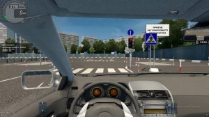 City Car Driving (обучение) -   упражнение "перекресток" | Logitech g29