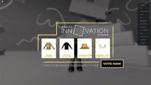 Бесплатные вещи в Roblox Innovation Awards Voting Hub #роблокс