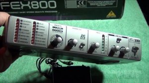 Behringer MiniFEX FEX800 Unboxing & Quick Review - Ultra Compact Stereo Multi FX Processor
