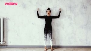 Комплекс упражнений для красивой осанки у стены от Юлии Богдан.