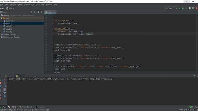 Python GUI with Tkinter - Volume control using Scale Widget - 7/30