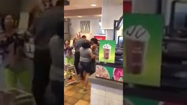 McDonalds WORKER GET SMACK