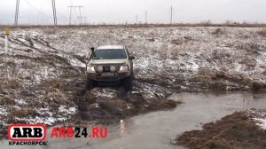 Land Cruiser Prado 150 stuck in water mud off road test ARB24
