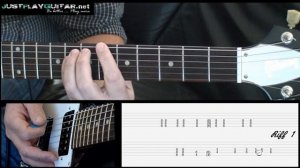 [ GENESIS - I can't dance ] how to play part 2/2 [ free guitar lesson ] with tabs