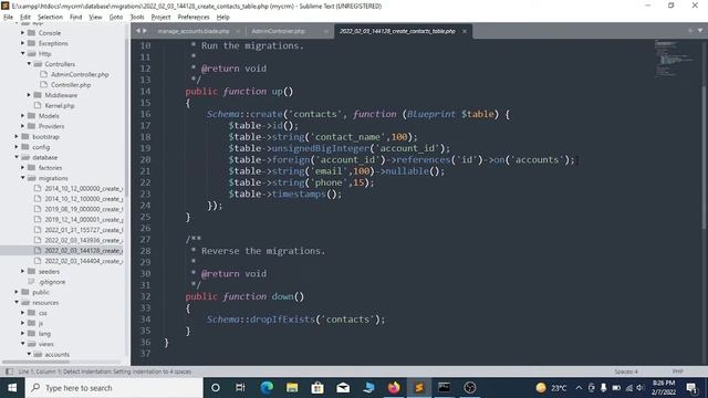 CRM System using Laravel 8 | Laravel CRM | Delete Account Detail | Part-11