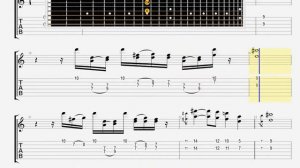 Beatles The   She Came in Through the Bathroom Window GUITAR 1 TABLATURE