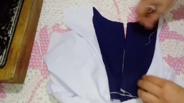 Uniform coat collar cutting and stitching||Coat collar easy method||School uniform collar