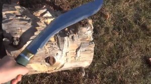 18 Inch Blade Khukuri (AKA Water Buffalo Decapitator) Jug Chop