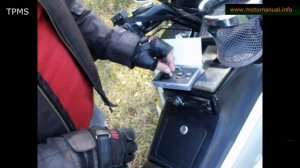 Датчики давления в мото шинах TPMS