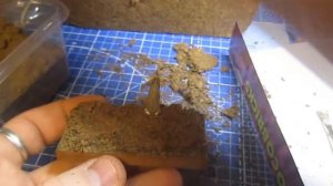 Основание для миниатюры (из кокоса). Весенний снег. Подставка для миниатюры. Base for miniatures
