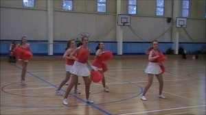 Выступление группы поддержки 9а