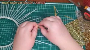 Новогодняя корона своими руками. Мастер класс. #мастеркласс #новыйгод