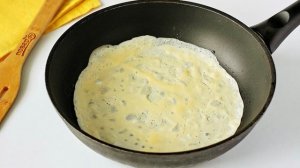 Яичные блинчики без крахмала
