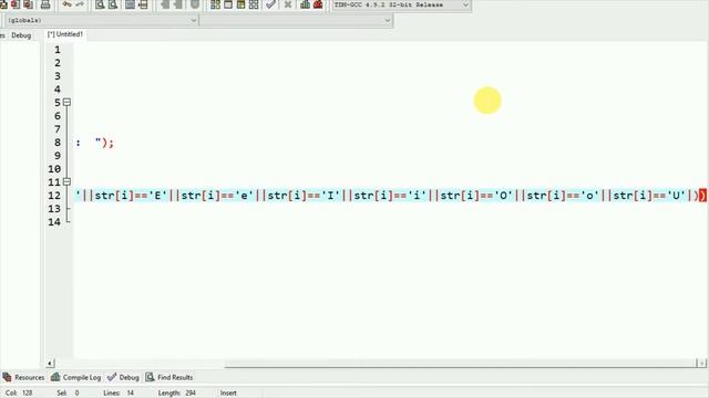 C Program to replace vowels with Hash(#) of string|Code the Problem |