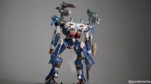 Kotobukiya. Armored core CR-C89E Crest Oracle ver.(CUSTOM Build)