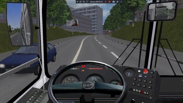 OMSI 2 Рязань поездка на маршруте 11 от Дет.Сада до Театральная. смотреть онлайн