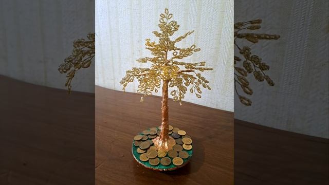 Мои новые работы,? ? Финансовых успехов Вам! #бисер #бисероплетение #бисеромания #деревьяизбисера