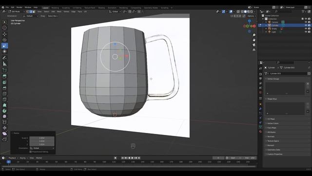 Учебный курс по Blender: Стеклянная чашка смотреть онлайн