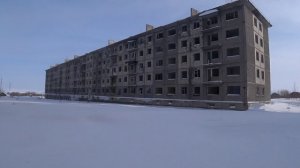 Воркута. Посёлок Советский призрак среди снегов. Жуткое зрелище остовы домов в вечной мерзлоте.