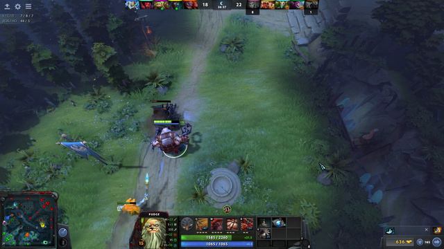 Dota2 Как не надо играть за Пуджа! Дота2 Pudge Mid Patch 7 21d смотреть онлайн