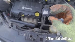 Finding the MAP sensor on a Vauxhall/Opel Corsa D 1.2 limited edition, P1060 error