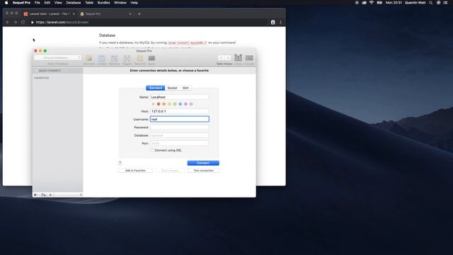 Installing sequel pro for database connections - How to setup a local dev environment tutorial 5