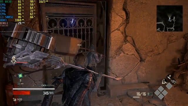 Code Vein | Amd Radeon R5 M430/R5 M330 + i3-5005U + 4GB RAM