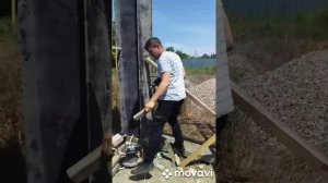 снимаем опалубку