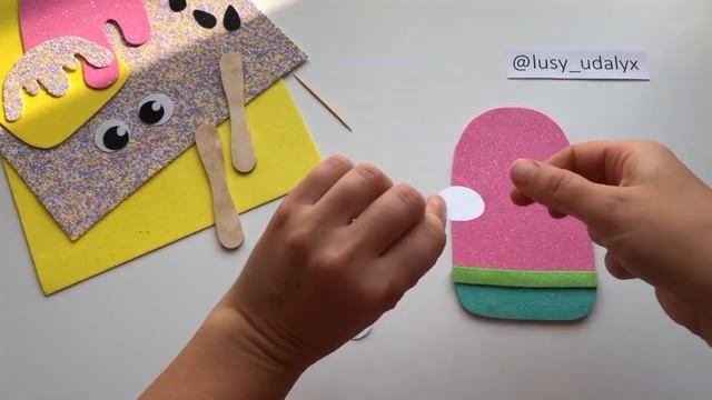 Эскимо. Поделки для детей. Идеи для творчества. Летние поделки. смотреть онлайн