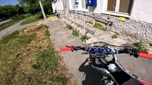 ПИТБАЙК "KAYO MINI-YX125" на МОТАРДАХ. ОТВЁЗ ПОСЫЛКУ ЧЕРЕЗ ВЕСЬ ГОРОД! ПЕРВАЯ ПОКАТУШКА НА ПИТБАЙКЕ