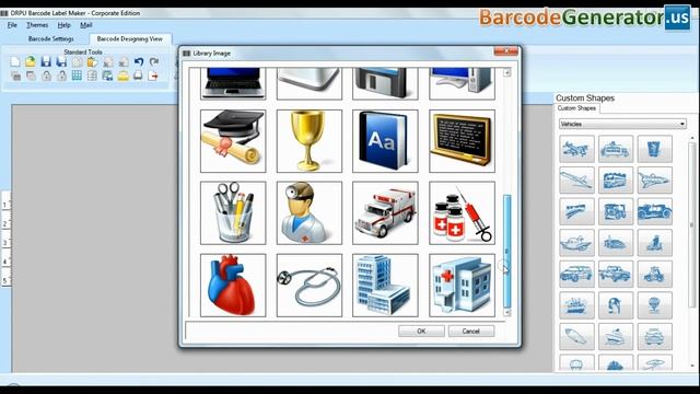 Create Ready to use barcodes in Code 128 Font Standard