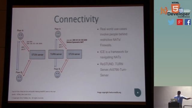 HTML5DevConf: Badri Rajasekar "Face to Face video...: Making WebRTC work in the real-world"
