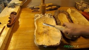 Три поделки из берёзы.