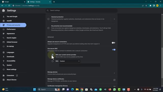 How to enable secure DNS on Chrome browser? смотреть онлайн