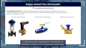 1 урок. Классификация, технические характеристики и назначение арматуры
