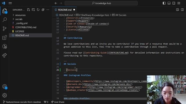 Making GitHub Pull Request for SheSharp with git and VS Code
